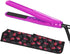 Mini Travel Flat Iron, 2/3 inch Ceramic Tourmaline Hair Straightener with Travel Case