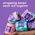 Bim Bam Boo Bamboo Toilet Paper - 2 Ply Sustainable Tissue, 8 Double Rolls, 320 Sheets Per Roll