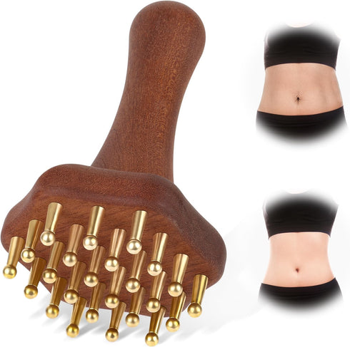 KintKita Wood Therapy Massage Tools,Lymphatic Drainage Massager Helps Reduce Cellulite for Belly