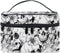 Makeup Train Case Sugar Skull Mexican Floral, Portable Zip Travel Cosmetic Brush Organizer for Girls Women