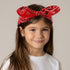 Hicarer 2 Pieces Bandana Headband, Adjustable Headwrap, Knot Retro Print Paisley Print (Red, White)