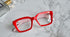 Eyekepper Ladies Reading Glasses, Oversized Square Design Readers for Women in Red