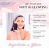 Seraphic Skincare Premium Exfoliating Facial Mitt - 100% Vegan Dual-Sided Face Mitten for Gentle Cleansing