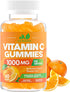 Vitamin C 1000mg Gummies for Adults & Kids - Immune & Collagen Support with Zinc, 60 Gummies