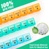 XL Large Monthly Pill Organizer, 4 Weeks, 28 Day Pill Dispenser with Travel Case