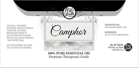 Oil of Youth Essential Oils 8oz - Camphor Essential Oil - 8 Fluid Ounces - Camphor Oil - Essential Oil Bulk