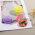 WLLHYF 5 Packs Mini Pill Case Small Pill Organizer Box Portable Vitamin Holder Travel Pill Container for Pocket Purse