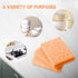 12-Pack Non-Scratch Scrub Sponges for Dishes, Cleaning Sponges for Kitchen Home and More (Orange)