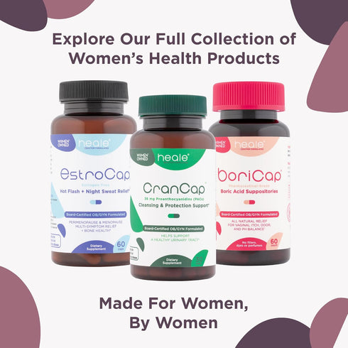 Vaginal Probiotics for Women, 30 Oral Capsules, Heale Doctor Formulated for Feminine Health & Comfort