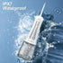 Cordless Water Flosser for Teeth - 300ML Rechargeable Oral Irrigator with 5 Modes for Home Use, Travel Friendly (White)