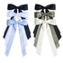 Satin Bow Hair Clips for Women, Silky Hair Ribbon Bows with Long Tail Accessories for Girls