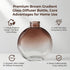 VANTOBEST 150ml Glass Diffuser Bottle Jar - Aroma Bottle, Round Essential Oils Container, Decorative Diffuser Jars