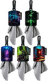 SPUDZ Classic Variety Pack | Five 6" x 6" Microfiber Towels w/Neoprene