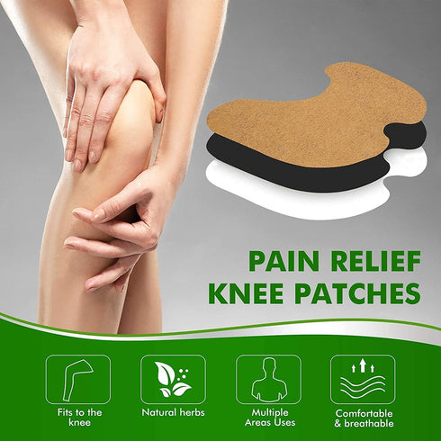 Knee Pain Relief Patch 36 Pcs, Herbal Heat Compress for Long Lasting Relief of Muscle Joint, Shoulder and Neck Pain