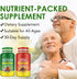 Ruduwu 2 180 Fruits & Veggies Supplements - Bottles Total Vegetarian Capsules | BalanceNatural Vitamins Supplement