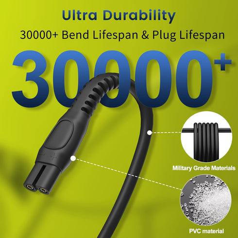 One Blade Charger Cord for Philips Norelco OneBlade QP2724, QP2834, QP6531, MG5910, MG7910, MG9510, X5006, Shaver 2400