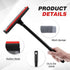 Neeklinny 8.1" 2 1 16" Professional in Window Squeegee with Long Handle,Car Squeegee for Gas