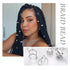 NAISKA 24PCS Hair Jewelry for Braids, Crystal Rhinestone Loc Dreadlock Accessories, Metal Alloy Braid Clips