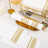200 PCS Gold Napkins, Disposable Hand Towels, Soft Linen Feel Dinner Napkins for Kitchen and Parties