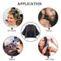 Noverlife Black Makeup Cape, Chemical & Water Proof Beauty Salon Shorty Smock for Clients, Lightweight
