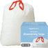 Amazon Basics Tall Kitchen Drawstring Trash Bags, Clean Fresh Scent, 13 Gallon, 200 Count, Pack of 1 by Amazon Basics