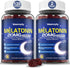 Melatonin 20mg Gummies for Adults, Sugar Free Extra Strength with L-Theanine, Magnesium, Ashwagandha, Turmeric, D3 &