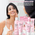 Skin Care Set Sakura for Women, Korean Beauty Gift Kit with Cleanser, Serum, Cream, Toner, Eye Cream, and Masks.