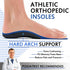Plantar Fasciitis Insoles, High Arch Support Shoe Inserts for Men Women, Orthotics Gel Running Insoles for Flat Feet