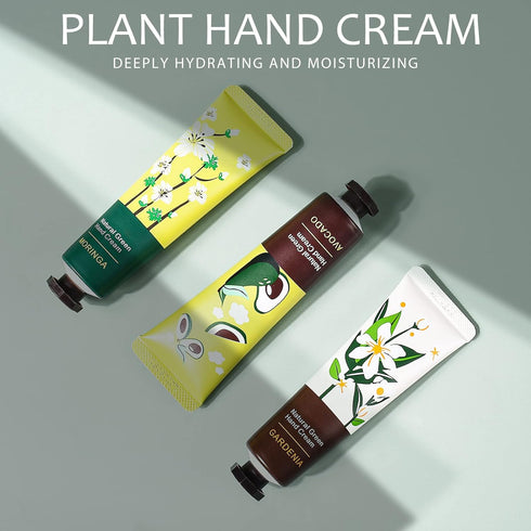 Ownest 10 Pack Hand Cream Kit, Plant Fragrance Moisturizing Hand Care Cream, Travel Size, Best Gift Kit