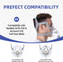 RespWave 2-Pack F20 F20, F20 4 2 Replacement CPAP Headgear for AirFit & AirTouch Compatible with Full Face Mask