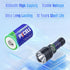 PKCELL CR2 4 Pack, 10 CR2 3V Battery Year Shelf Life, Lithium Battery for Golf Range Finder, Flashlight and More