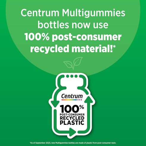 MultiGummies Gummy 18 Count Centrum Multivitamin for Adults, Multivitamin/Multimineral Supplement with Vitamins D, B