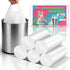 heihaily 2 Gallon Small Trash Bags with-Handles - Bathroom Mini Garbage Bag White