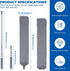 Retractable Gap Dust Cleaner, 60 inches Long Handle, Washable and Retractable Duster Brush for Cleaning