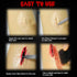 Special Effects SFX Halloween Makeup Kit - Fake Blood, Coagulated Blood Gel, 12 Colors Bruise Makeup Palette with Brush