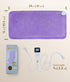 InVarme 2X 158 2H Extra Hot Heating Pad for Cramps: Luxury Plush and Graphene Electric Heating Pad for Back Period