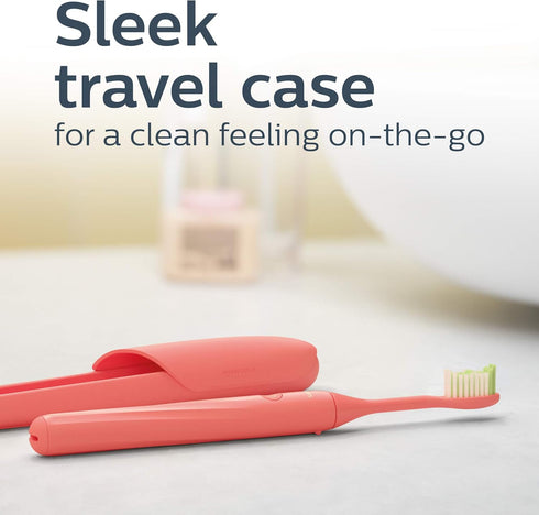 HY1100/01 Philips Sonicare Battery Toothbrush, Miami Coral
