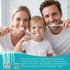 Packaged, (50-Pack) Disposable Toothbrushes with Toothpaste, Gold and Silver Toothbrush Disposable Bulk, Individually