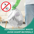 Magesh 4 Gallon Strong Trash Bags - Leakage-Free Small Garbage Bags for Bathroom, Office, Kitchen - 105 Bags