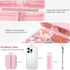 Zentiky Small Daily Pill Organizer with Labels, Medicine Pill Organizer Fit with Your Purse or Pocket for Travel