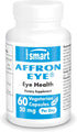 Supersmart - Affron Eye 20mg Saffron Supplement, 3% Crocin, Eye Vitamins, Macular Support, 60 Vegetarian Capsules