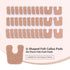 MoyRetty 60pcs U-Shaped Felt Callus Pads, Metatarsal Pads Self-Stick Cushions Protect Calluses from Rubbing on Shoes