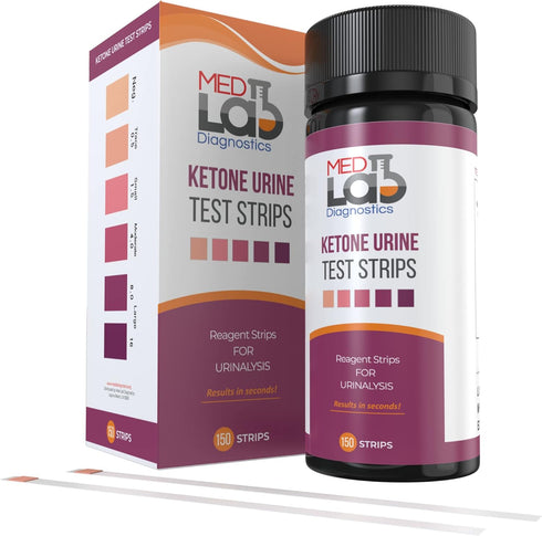 Ketone Strips Keto Test - 150 ct for Ketone Urine Testing - Keto Diet, Paleo, Atkins, Low Carb