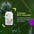Fresh Nutrition Organic Milk Thistle Supplement, 2000mg Potent Strength, 120 Capsules Made in The USA