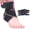Adjustable Ankle Support Brace, Breathable Nylon Material, Super Elastic and Comfortable, Gray