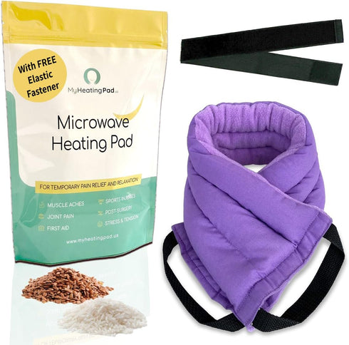 Microwavable Heating Pads for Lower Back, Neck, and Shoulder Pain Relief - Moist Heat Pack for Muscles and Joints - 1