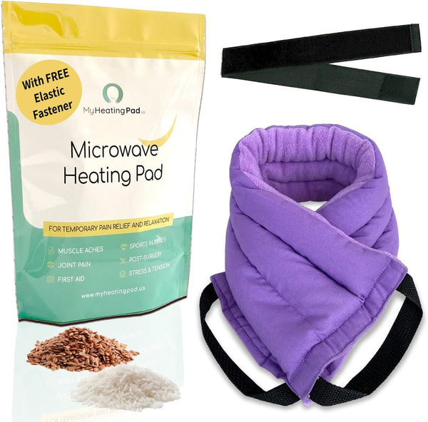 Microwavable Heating Pads for Lower Back, Neck, and Shoulder Pain Relief - Moist Heat Pack for Muscles and Joints - 1
