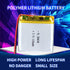 YTKavq 3.7V 1100mAh 584040 2.0mm Lithium Polymer Ion Battery Rechargeable Lipo Battery with PH Pitch Connector