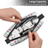 YISHOW Adorable Ballet Dancer Makeup Bag - Travel Cosmetic Toiletry Organizer Case for Women