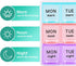 Teikou 3 7 Organizer2Pack Large Weekly Pill Organizer Times A Day,Travel Pill Cases Moisture-Proof Day Pill Contaner